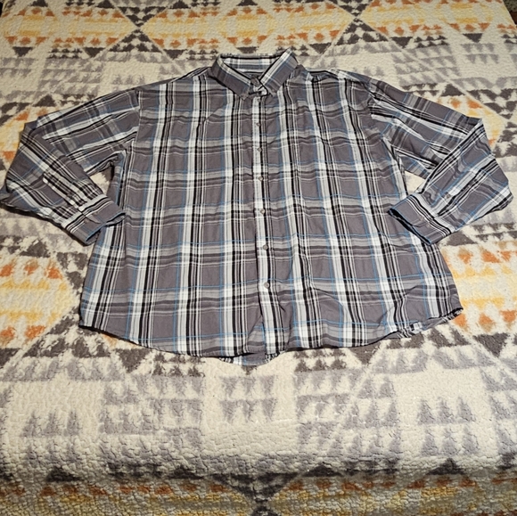 Gioberti Italy Long Sleeve Plaid Shirts Bundle Men’s Size 4X (3 Shirts) - Picture 10 of 11